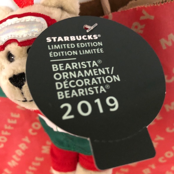 Starbucks Bearista Ornaments 2019 Limited Edition - Picture 6 of 6
